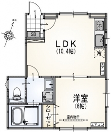 サンライズ志村三丁目の間取り図