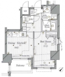 ル・リオン池袋コンフォートの間取り図