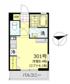 West Side赤羽の間取り図