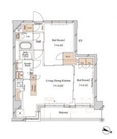 ブランシエスタ江古田の間取り図