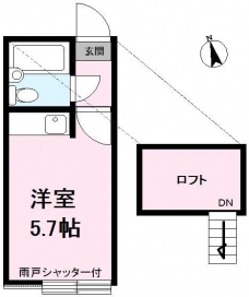 プラザ　ドゥメドックの間取り図