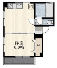 北ハイツの間取り図