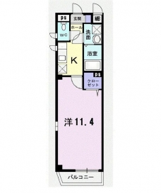 リラッサＮの間取り図