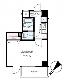 ARTESSIMO SHIMURASAKAUEの間取り図