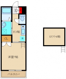 ベルフルールの間取り図