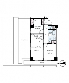 スパシエ　アルマール　浮間公園の間取り図