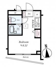 EXE板橋WESTの間取り図