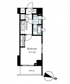 AXAS東十条アジールコートの間取り図