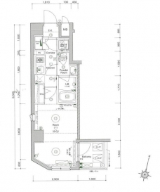 メイクスデザイン板橋区役所前の間取り図
