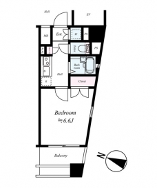 シンシア護国寺の間取り図