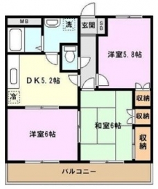 マリリアネックスの間取り図