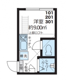 QUQURI IKEBUKUROの間取り図