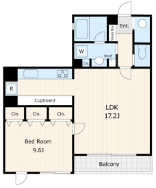 グレースコート曙の間取り図