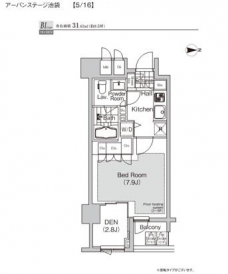 プライムアーバン池袋の間取り図