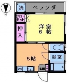 有希ハイツの間取り図