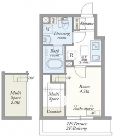 My　Style　vintage東長崎の間取り図