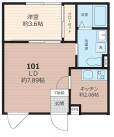 セレス巣鴨の間取り図