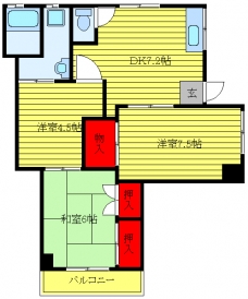 小平ビルの間取り図