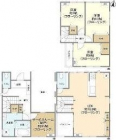 Kolet舎人公園の間取り図
