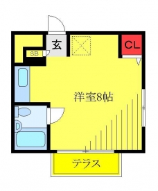 サン佳苑の間取り図