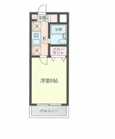 第３ホソブチハイツの間取り図