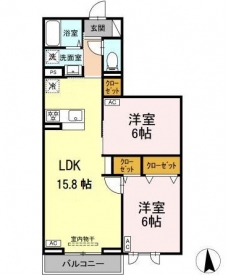 セレスティア高島平Ⅲの間取り図