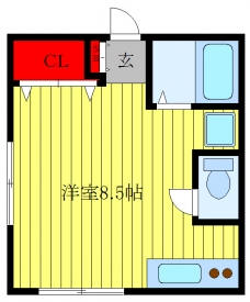 村田ハイツの間取り図