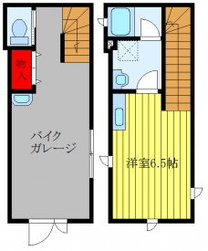 ガレージハウス　ダイヤルハウスの間取り図