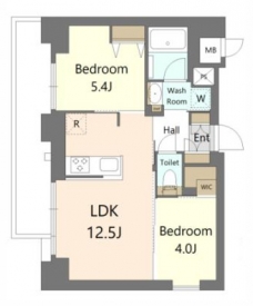 S-RESIDENCE王子enableの間取り図