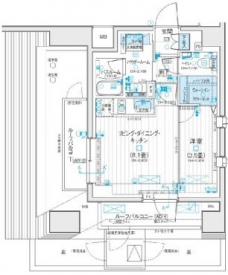 デュオステージ北千住Ⅲの間取り図