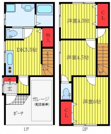 メゾン梅島の間取り図
