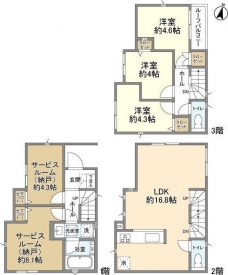 Kolet中浦和#13の間取り図
