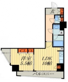 フェリーチェ川口の間取り図