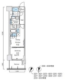 ロイヤルパークス赤羽ノースの間取り図