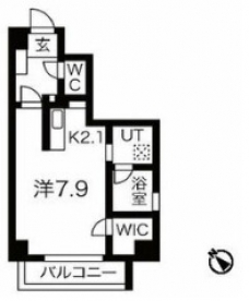 グリューネ白山の間取り図
