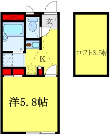 レオパレスＲｅｖｅＭａｉｓｏｎの間取り図