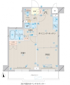 ルーブル上板橋の間取り図