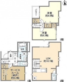 Kolet中浦和#19の間取り図