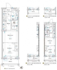 ラティエラ滝野川の間取り図