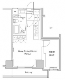 ザ・パークハビオ東長崎の間取り図