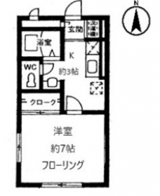 サンハイムの間取り図