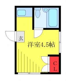 ワイズ　フラットの間取り図