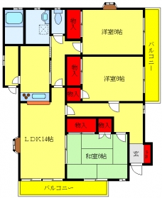 コーポエンドレスの間取り図