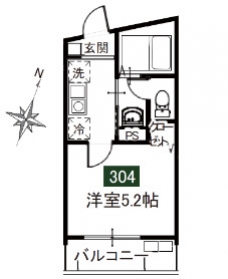 MELDIA桜区田島3丁目No.2の間取り図