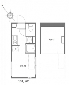 コラゾンの間取り図