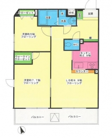 ＪＬＢグランエクリュ飛鳥山の間取り図