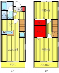 ソシアハイツＡの間取り図