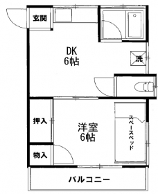 三高・ホワイトハウスの間取り図