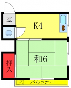 共栄ビルの間取り図