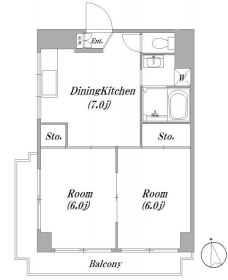 クアート並木の間取り図